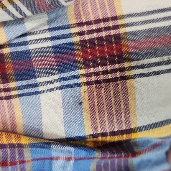 J.Crew Madras Danny Hula Ruffle Plaid Cotton Tank - Picture 6 of 8